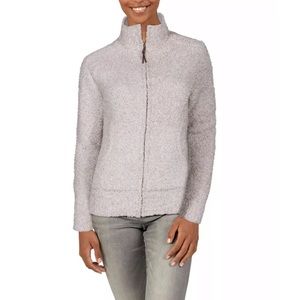 Natural Reflections Sherpa Teddy Zip Jacket Beige Size S